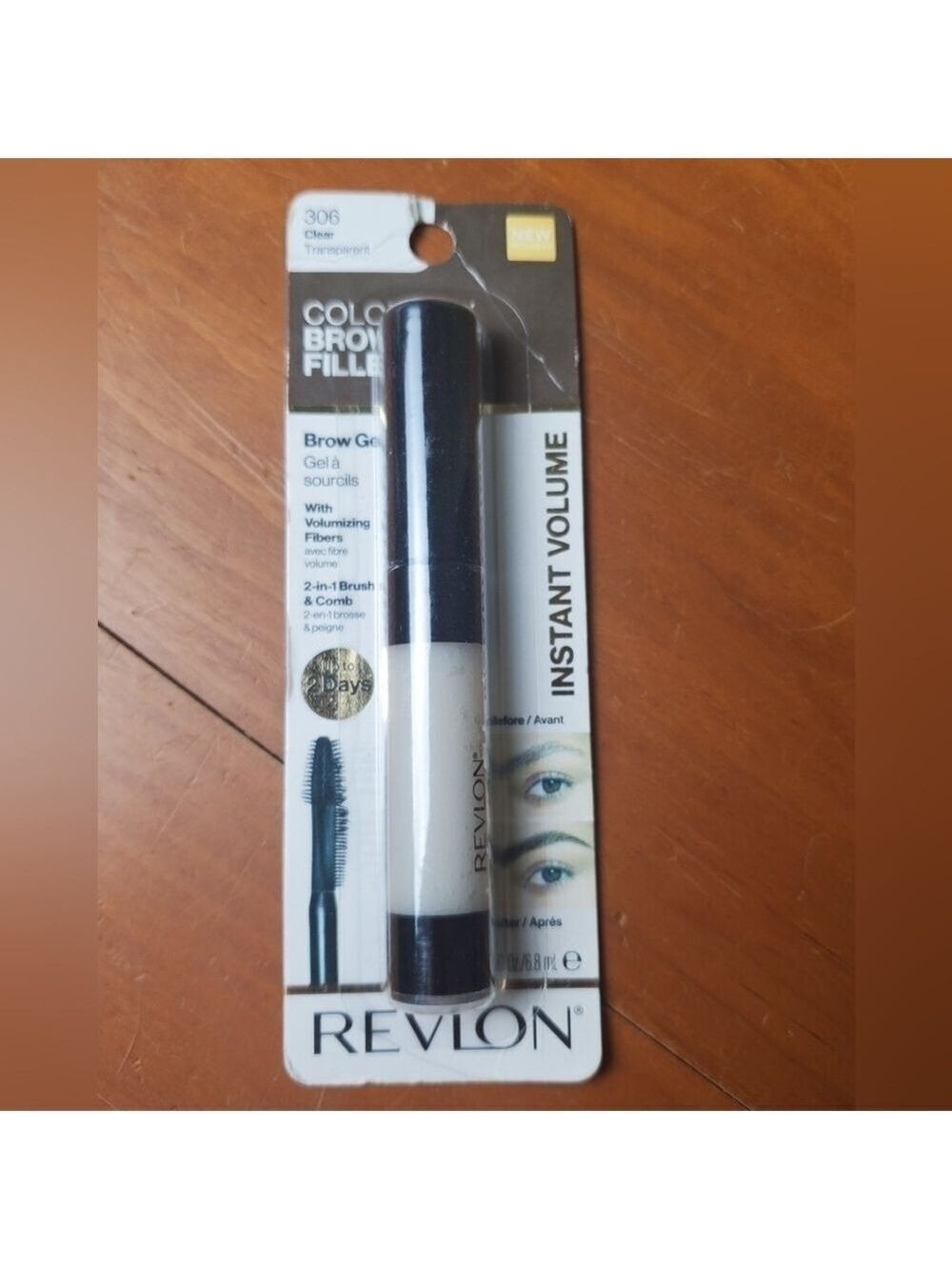 Revlon Colorstay Brow Fiber Filler 306, Clear